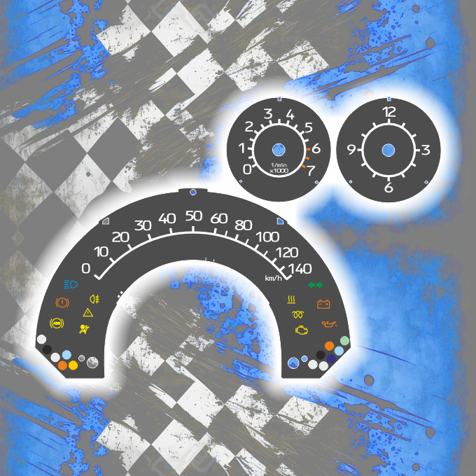 Tachoscheiben DEIN-TACHO.DE für den SMART ForTwo 450 One Color Style
